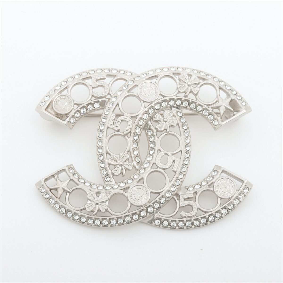 【CHANEL】 ストローハットモチーフ C25C ブローチ 楽天市場】【中古】シャネル C25C ブローチ GP×革 ブラック