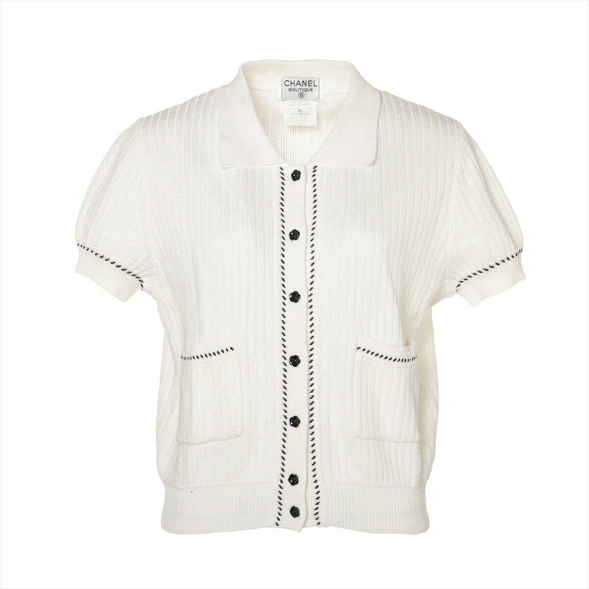 CHANEL ポロシャツ 楽天市場】【広尾店】 シャネル CHANEL 23SS ハーフジップ