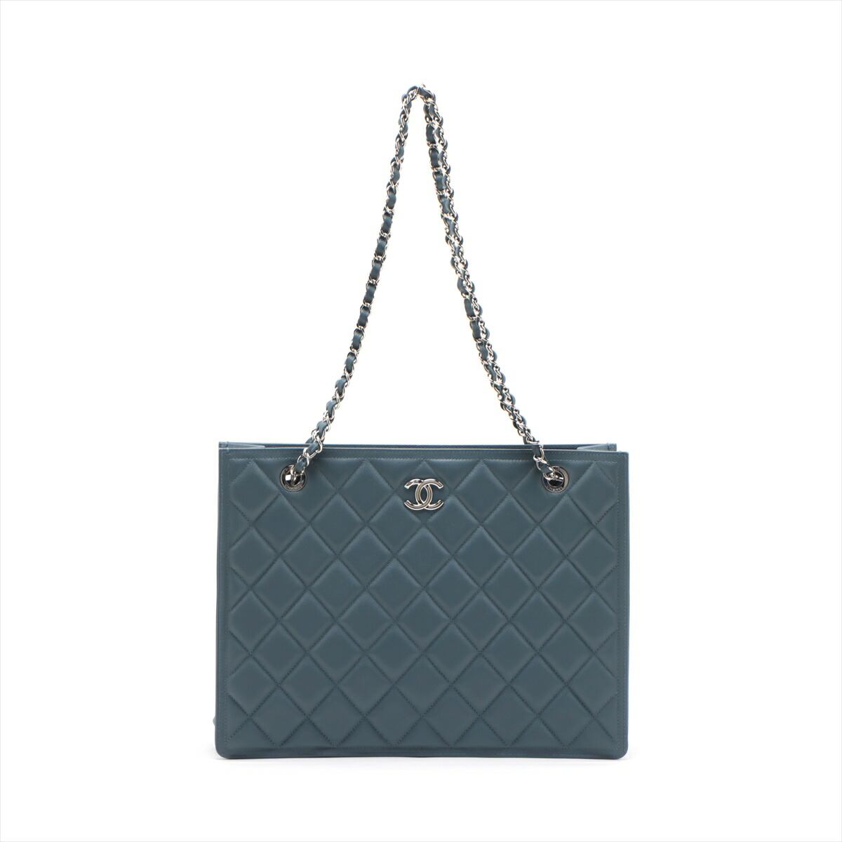 楽天市場】【中古】シャネル マトラッセ キャビアスキン チェーン