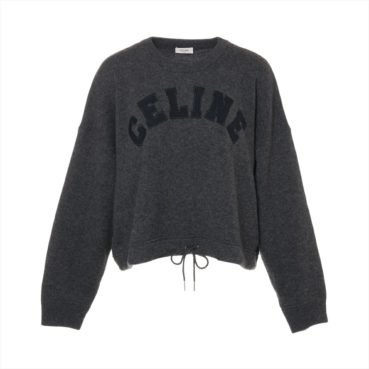 セリーヌ CELINE リボンサマーニットトップス ニット ウール ブラック レディース 中古 セリーヌ(CELINE)セリーヌ セーター セーター 衣料品 トップス