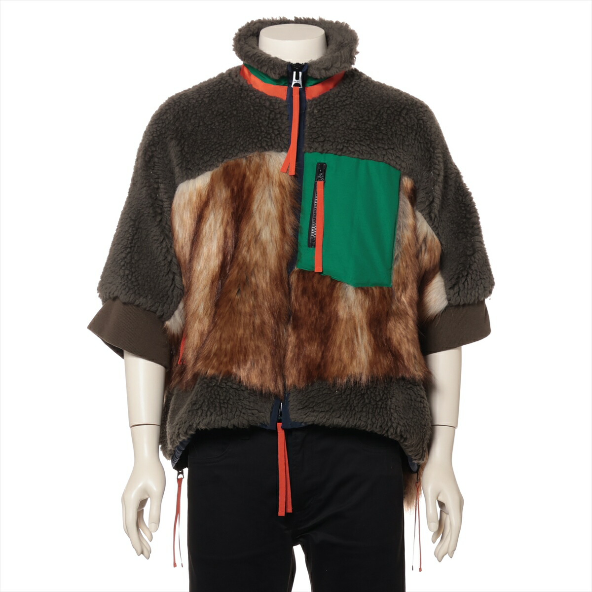 トップス Sacai 21aw Wool Knit x Suiting Jacket 楽天市場】SACAI サカイ/Wool Knit × Suiting Jacket/21-02553M/サイズ