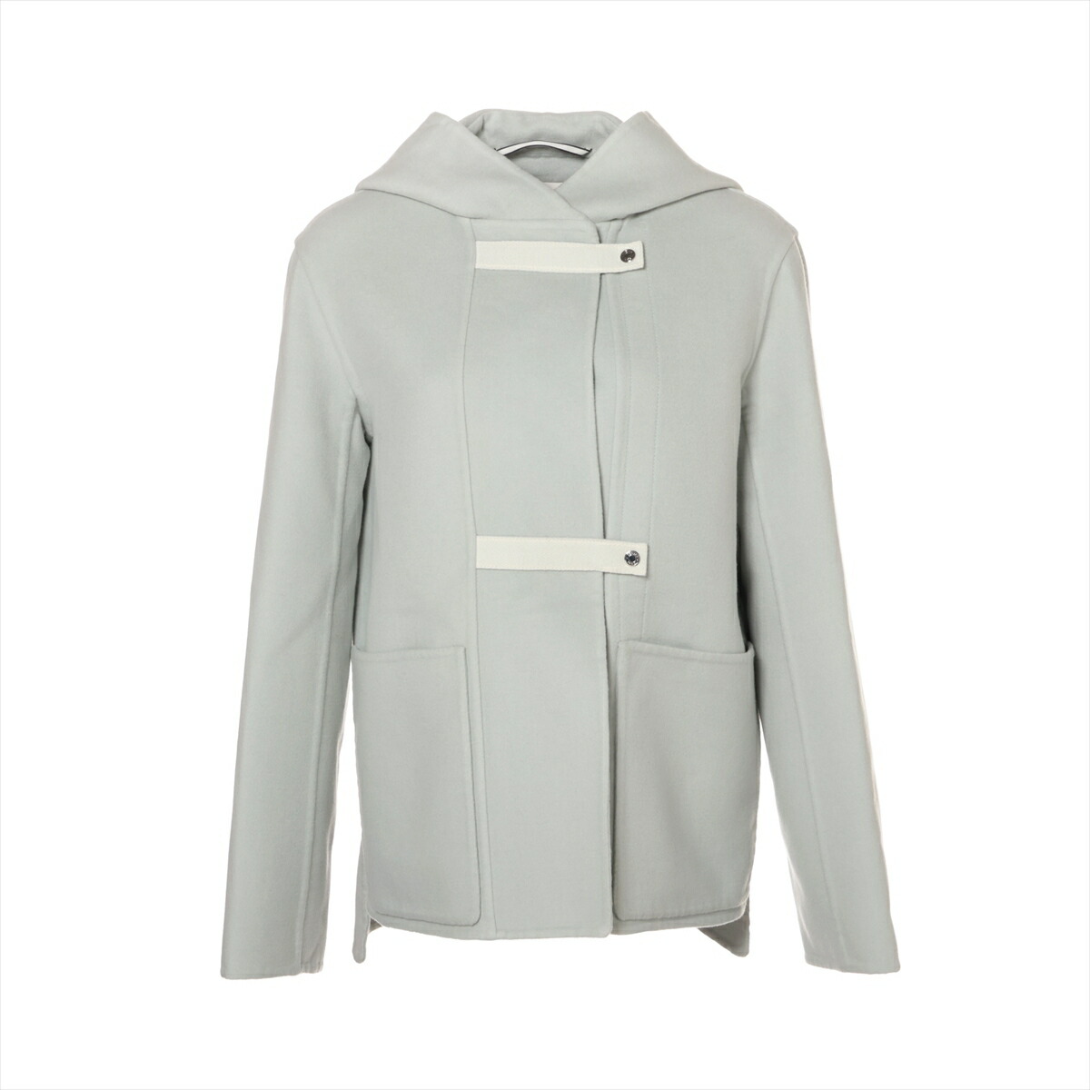 楽天市場】【エルメス】Hermes 20年 カシミヤ100% セリエボタン ロング