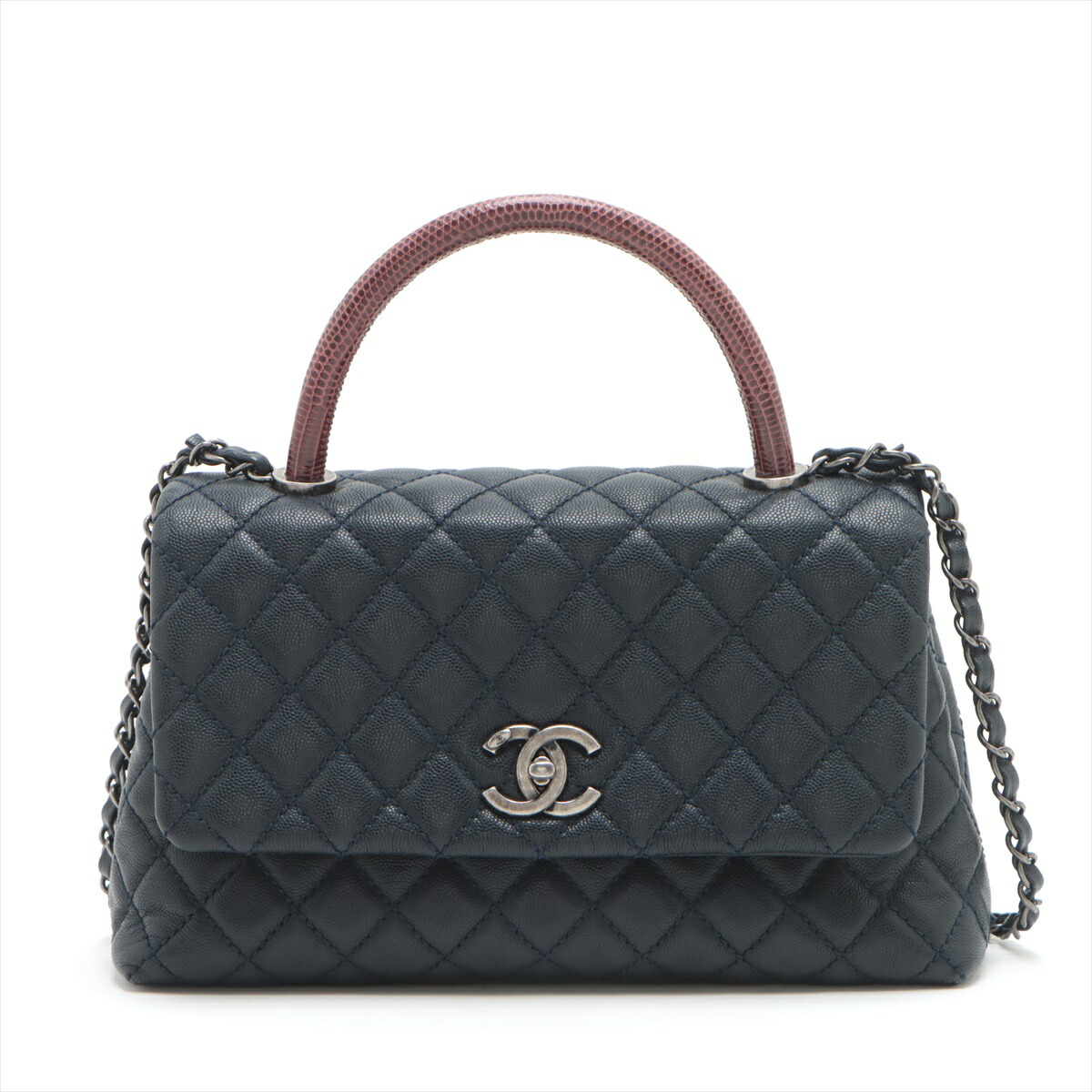 楽天市場】美品 CHANEL シャネル ココマーク ココハンドル29