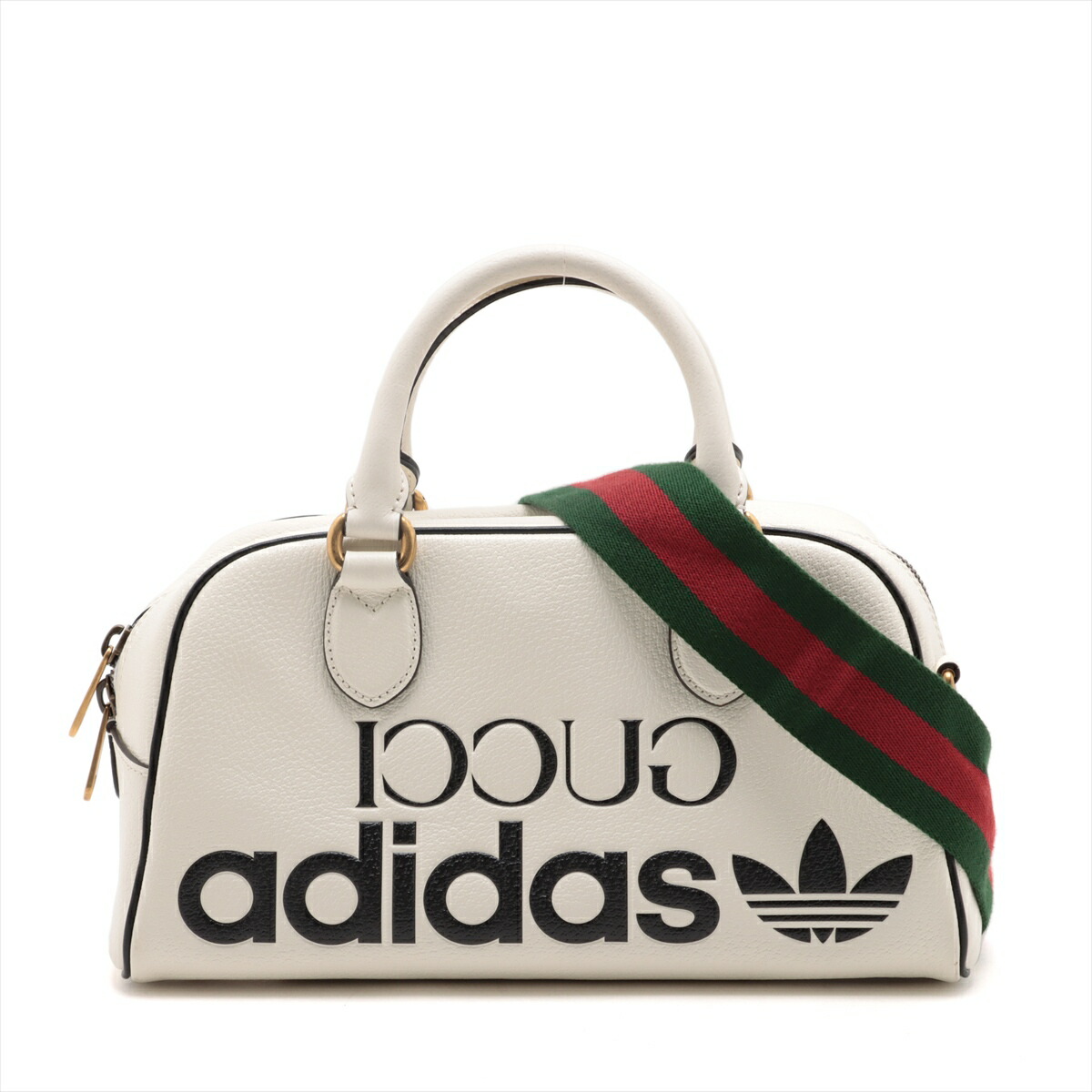 新品同様　グッチ　アディダス　コラボ　2way ミニボストンバッグ　3881 新品同様 グッチ アディダス コラボ 2way ミニボストンバッグ 3881