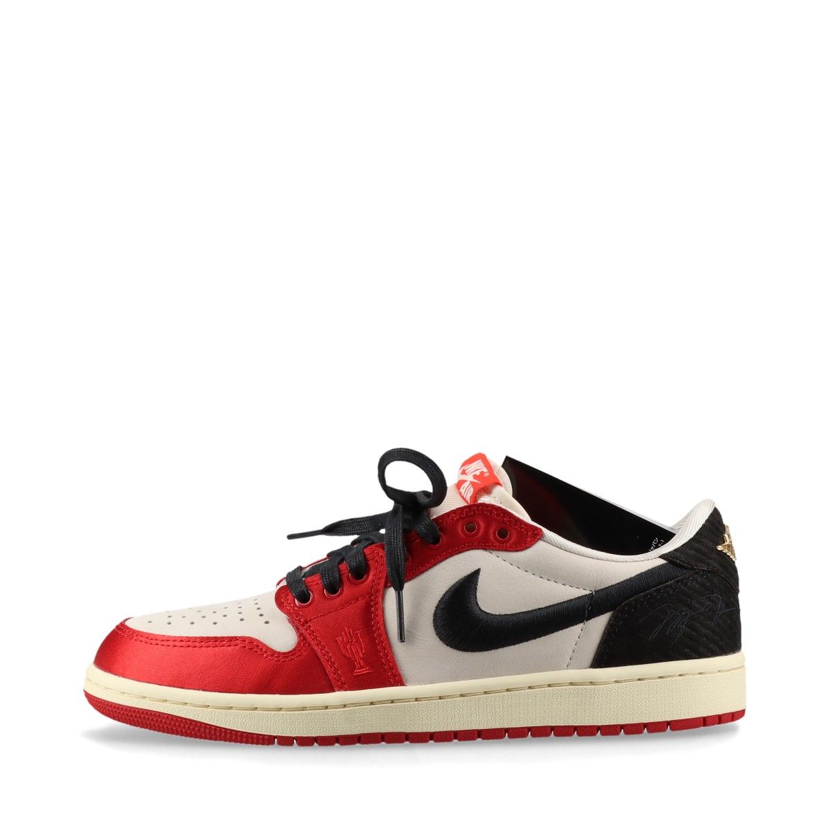 【中古】ナイキ×トロフィールーム AIR JORDAN 1 RETRO LOW OG SP 24SS レザー×ファブリック スニーカー 25cm レディース マルチカラー FN0432-100 替えヒモ 箱あり