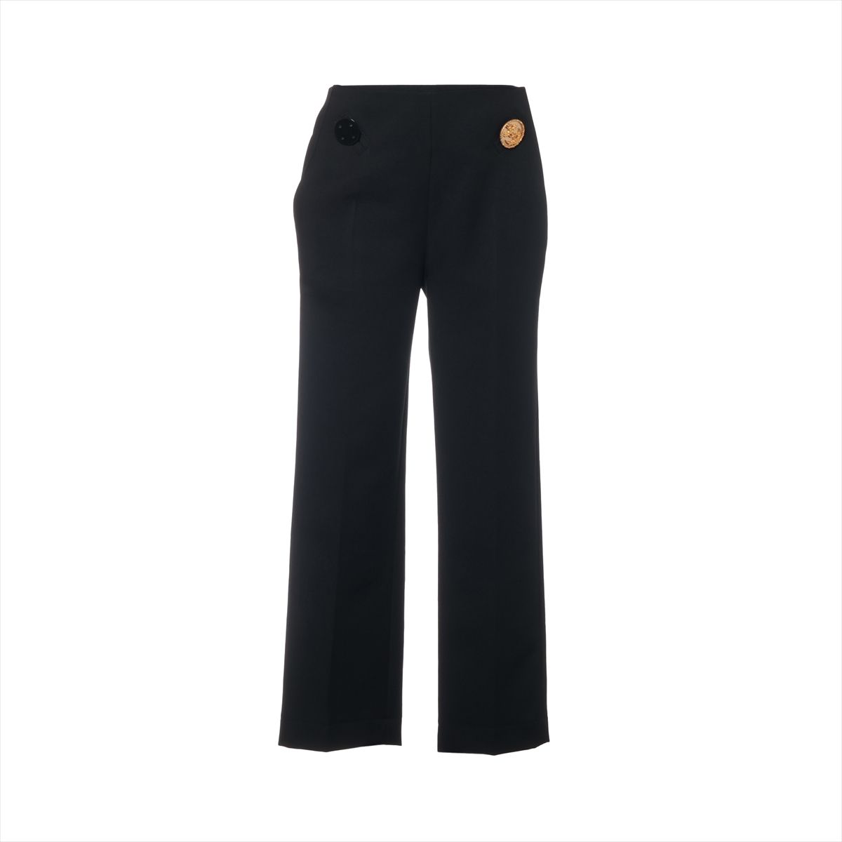 【中古】ヴィトン ポリエステル スラックス 38 レディース ブラック F0P051P89 アンカーボタン 39,437円