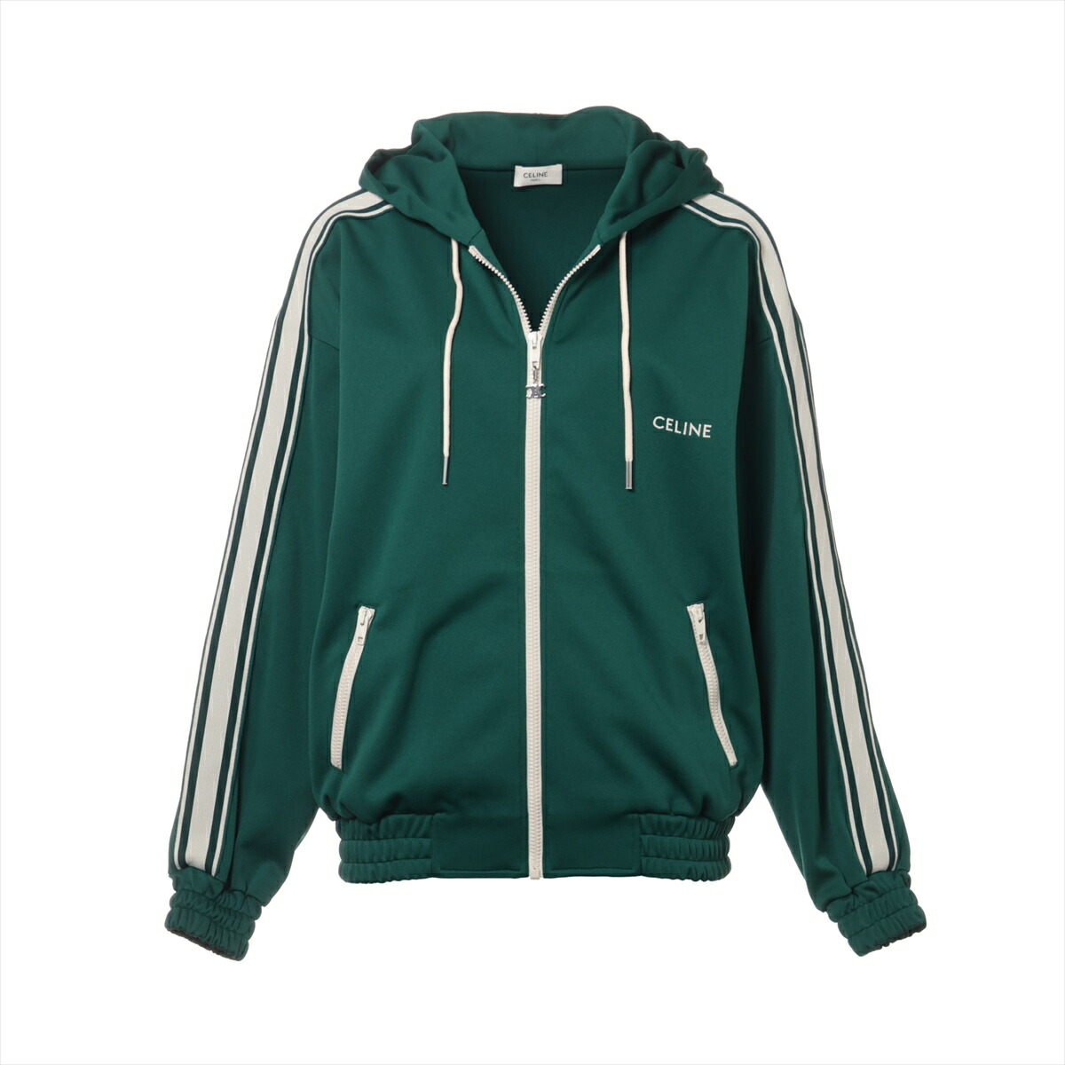 楽天市場】【中古】CELINEロゴプリントトラックジャケット