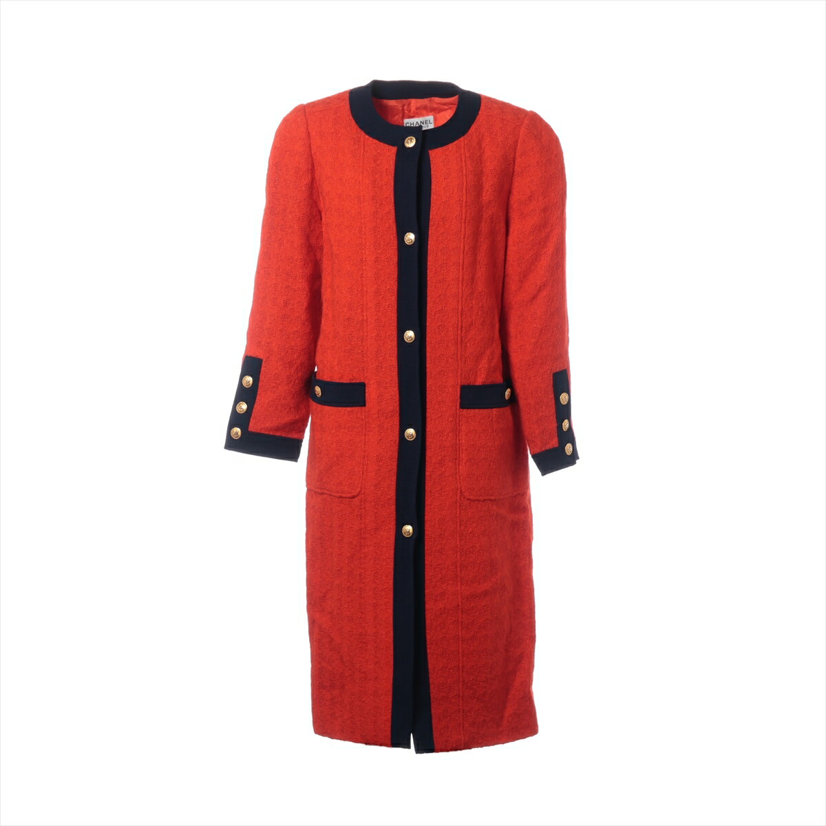 楽天市場】【中古】シャネル ココボタン 05P コットン×ナイロン ロング