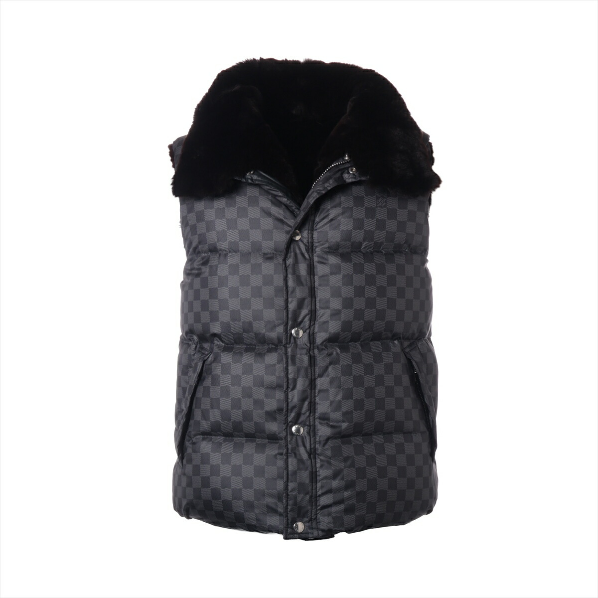 LOUIS VUITTON リバーシブルベスト LouisVuitton 24SSプレ《リバーシブルベスト》黒 Monogram 直営
