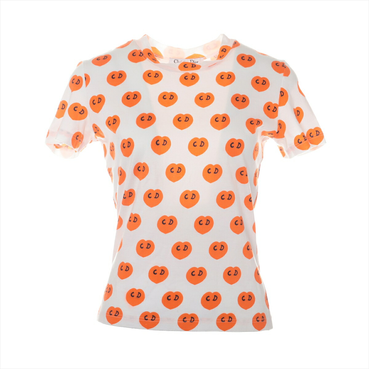 Dior ディオール VネックTシャツ 花 トロッター総柄　サイズ36 半袖 楽天市場】クリスチャンディオール トロッター 半袖Tシャツ V