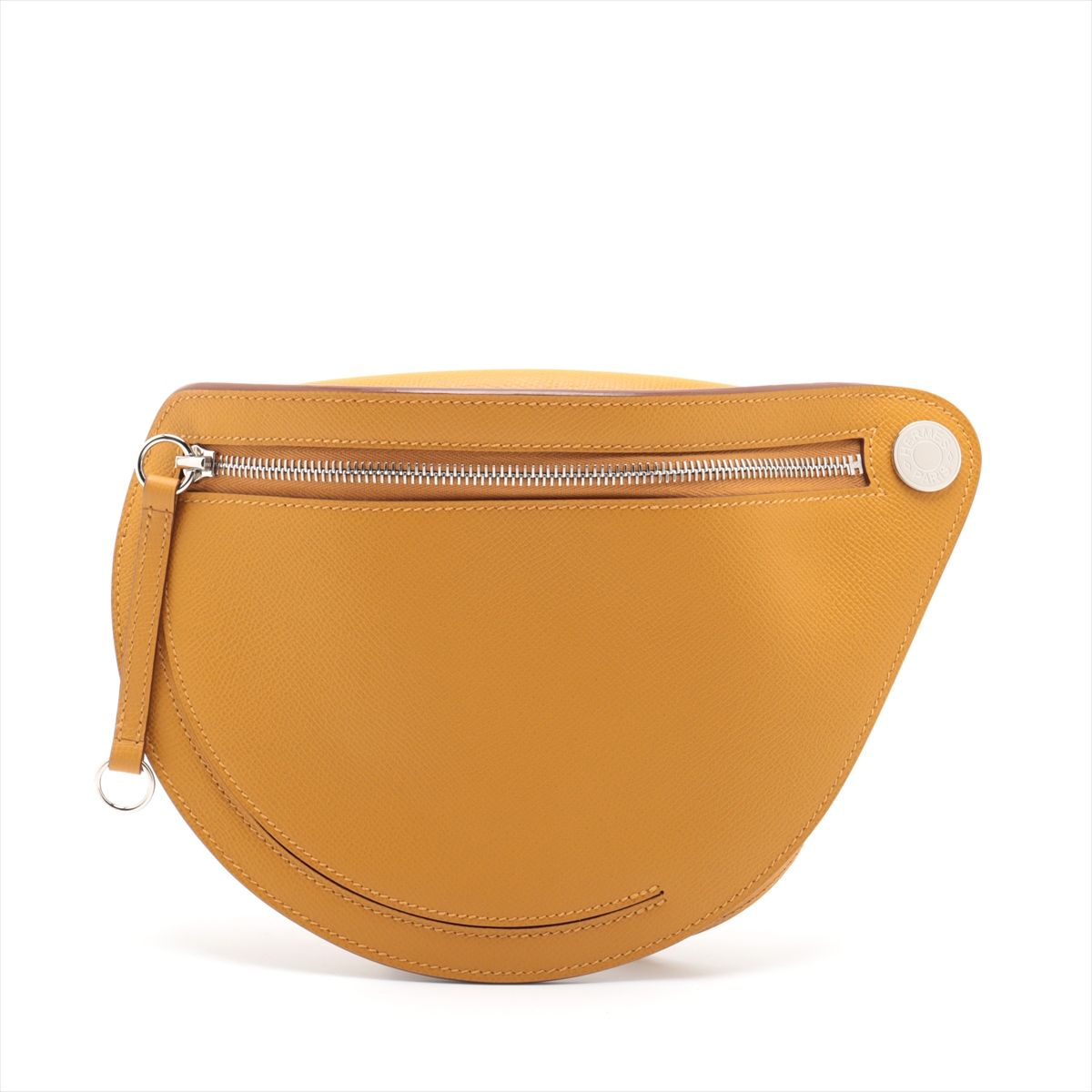 HERMES エルメス カルメン モーヴシルベストル アニョーミロ(ラム) シルバー金具 キーホルダー W刻印 新品