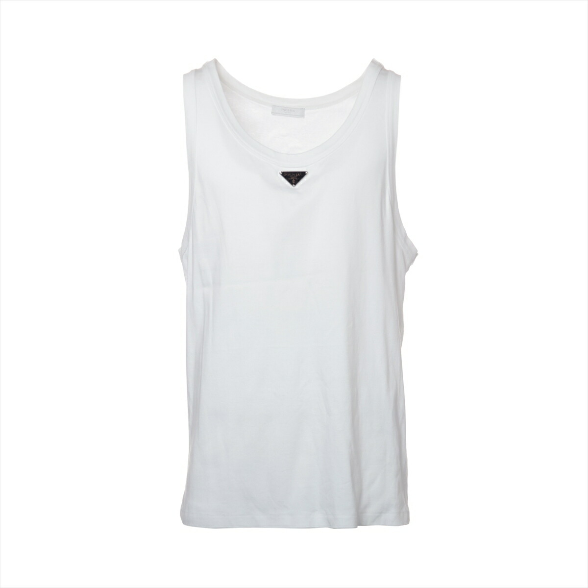 PRADA プラダ スポーツブラ 39535 1068 レディース ストレッチジャージートップ タンクトップ ノースリーブ トライアングルロゴ F0002/NERO PRADA プラダ スポーツブラ 39535 1068 レディース ストレッチ
