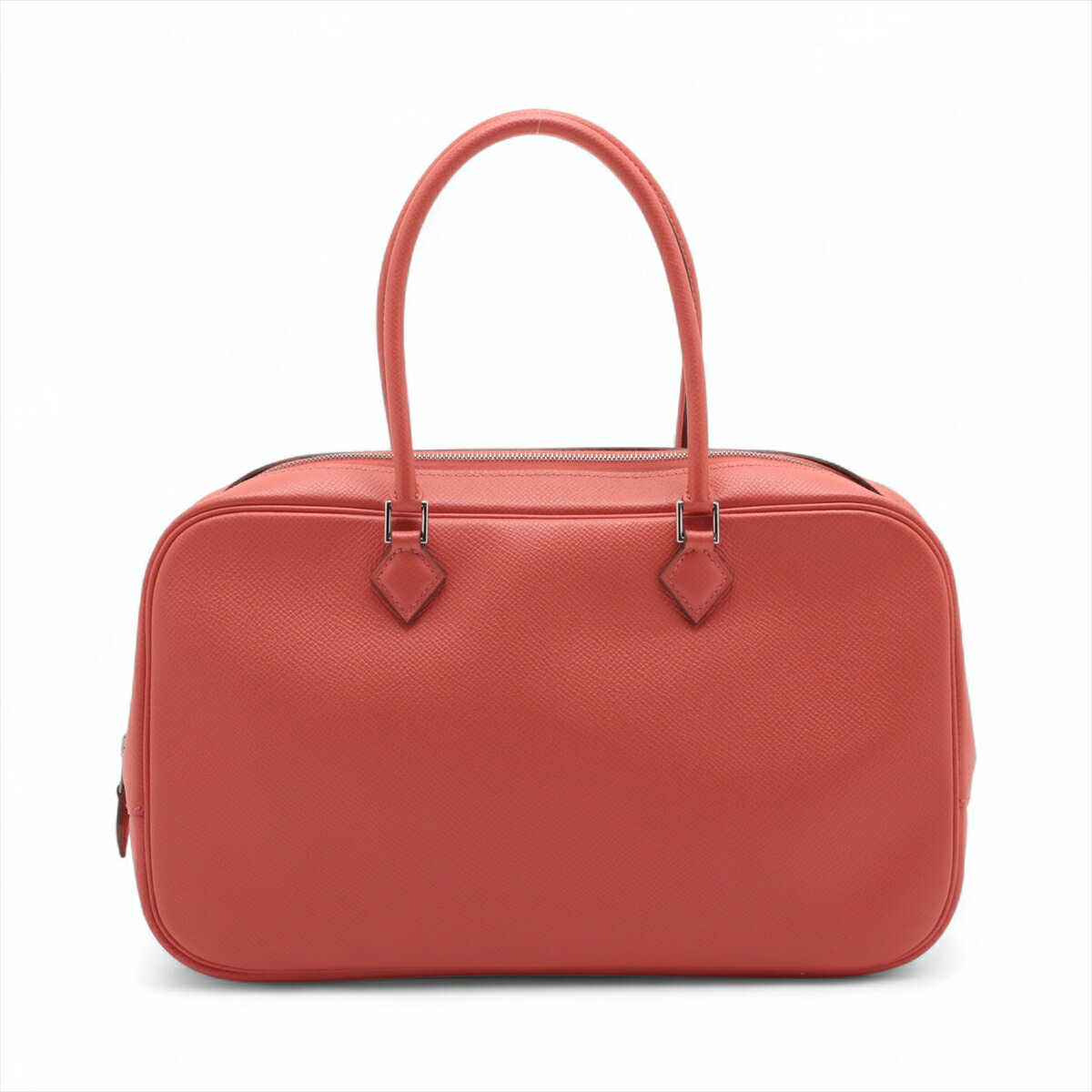 極美品　エルメス　HERMES プリュム28 ホワイト×レッド 極美品 エルメス HERMES プリュム28 ホワイト×レッド - メルカリ