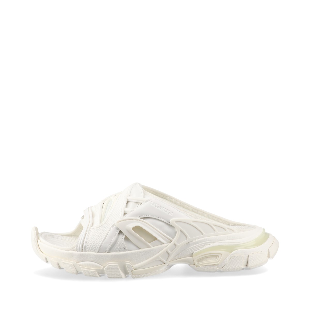 【美品】BALENCIAGA (バレンシアガ) トラックサンダル ホワイト 42 バレンシアガ トラックサンダル サイズ42 ホワイト 美品 - メルカリ