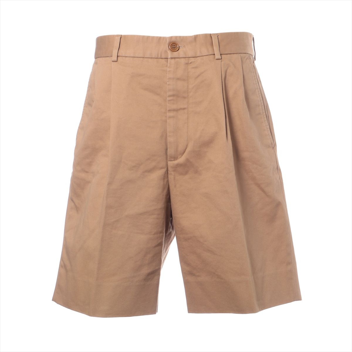 【中古】グッチ コットン ショートパンツ 46 メンズ ベージュ 671828
