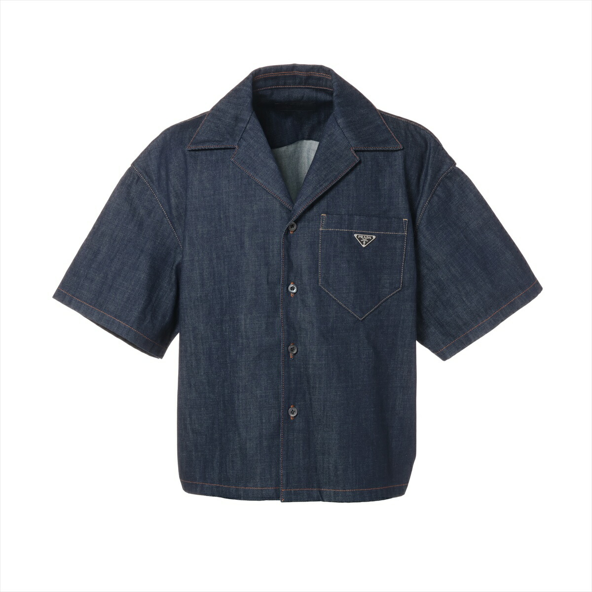 【美品】PRADA Re - Nylonトライアングルロゴシャツ 楽天市場】【極美品】PRADA プラダ シャツ 2022年製 Re-Nylon