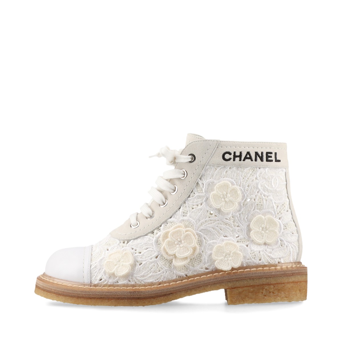 ※3/27限定値下げ　シャネル　パリパリ 楽天市場】CHANEL(シャネル） ハイカットスニーカー カメリア