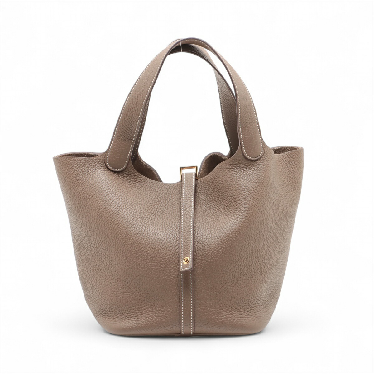 楽天市場】【美品】エルメス HERMES ピコタンロック MM グリ