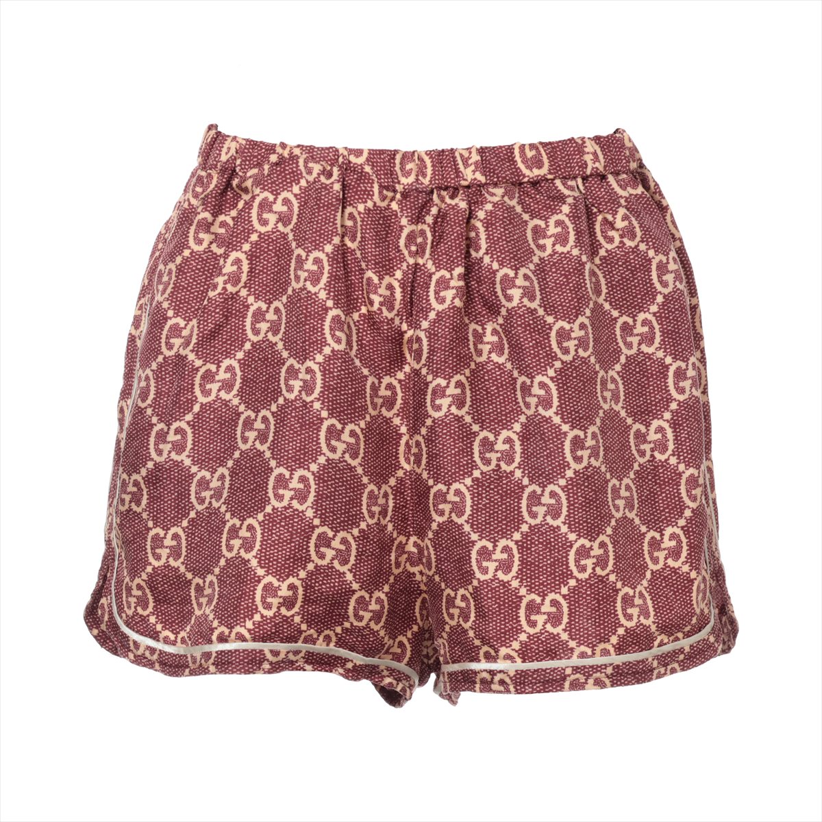 グッチ ポピーフラワープリントシルクショートパンツ サイズ46 新品同様品 本物 楽天市場】【中古】GUCCIフラワー総柄シルクショートパンツ