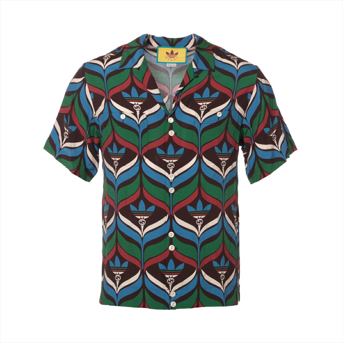 楽天市場】【中古】GUCCI×ADIDASOxford Cotton S／S Shirt 半袖