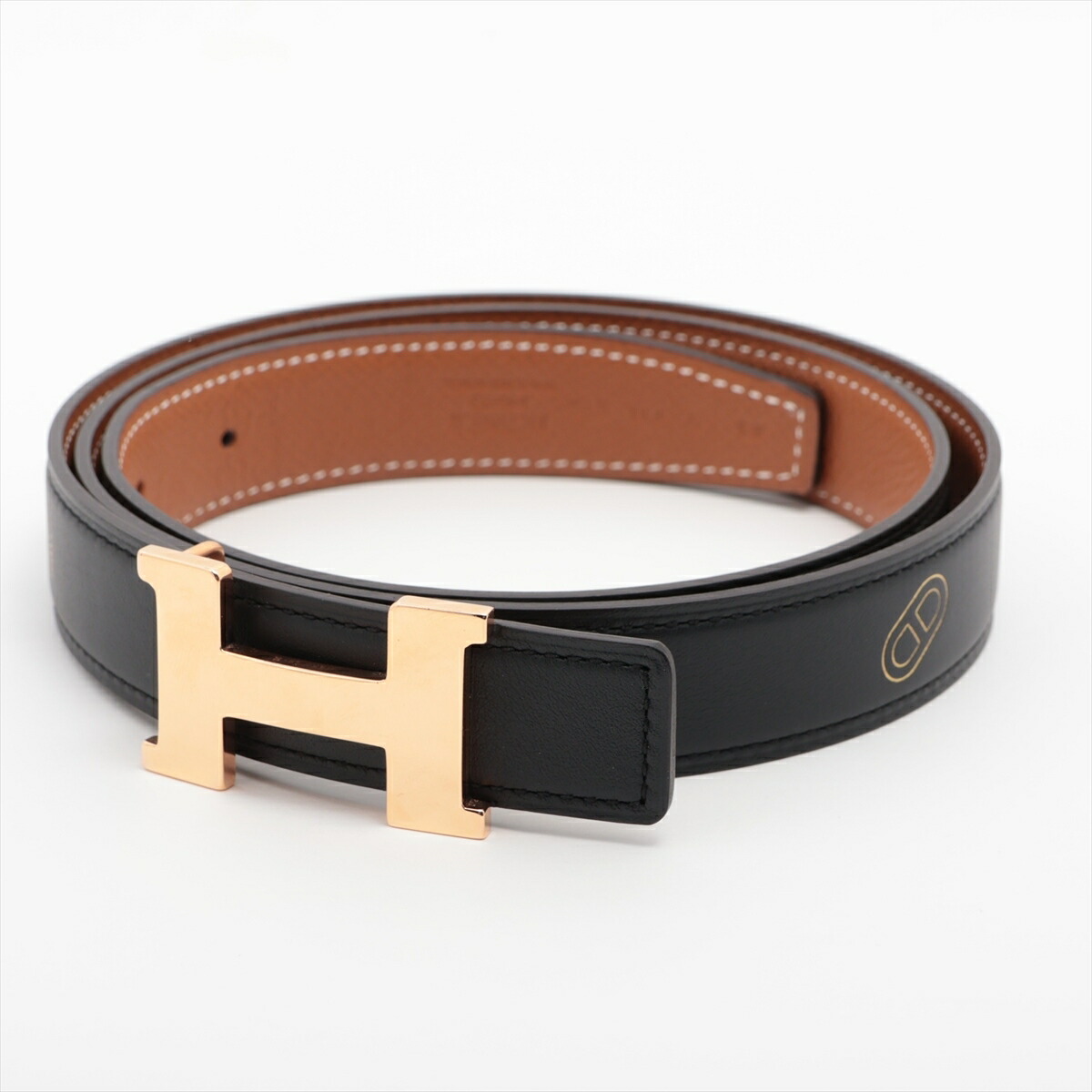 【ラサさま専用】 HERMES ミニコンスタンス ベルト　茶×赤　ヴィンテージ ラサさま専用】 HERMES ミニコンスタンス ベルト 茶×赤