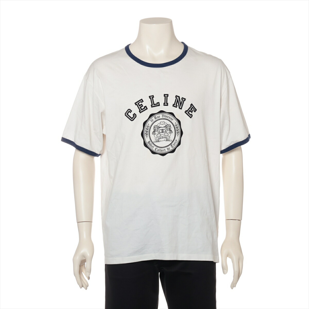 楽天市場】CELINE セリーヌ トリオンフ ボーダールーズTシャツ