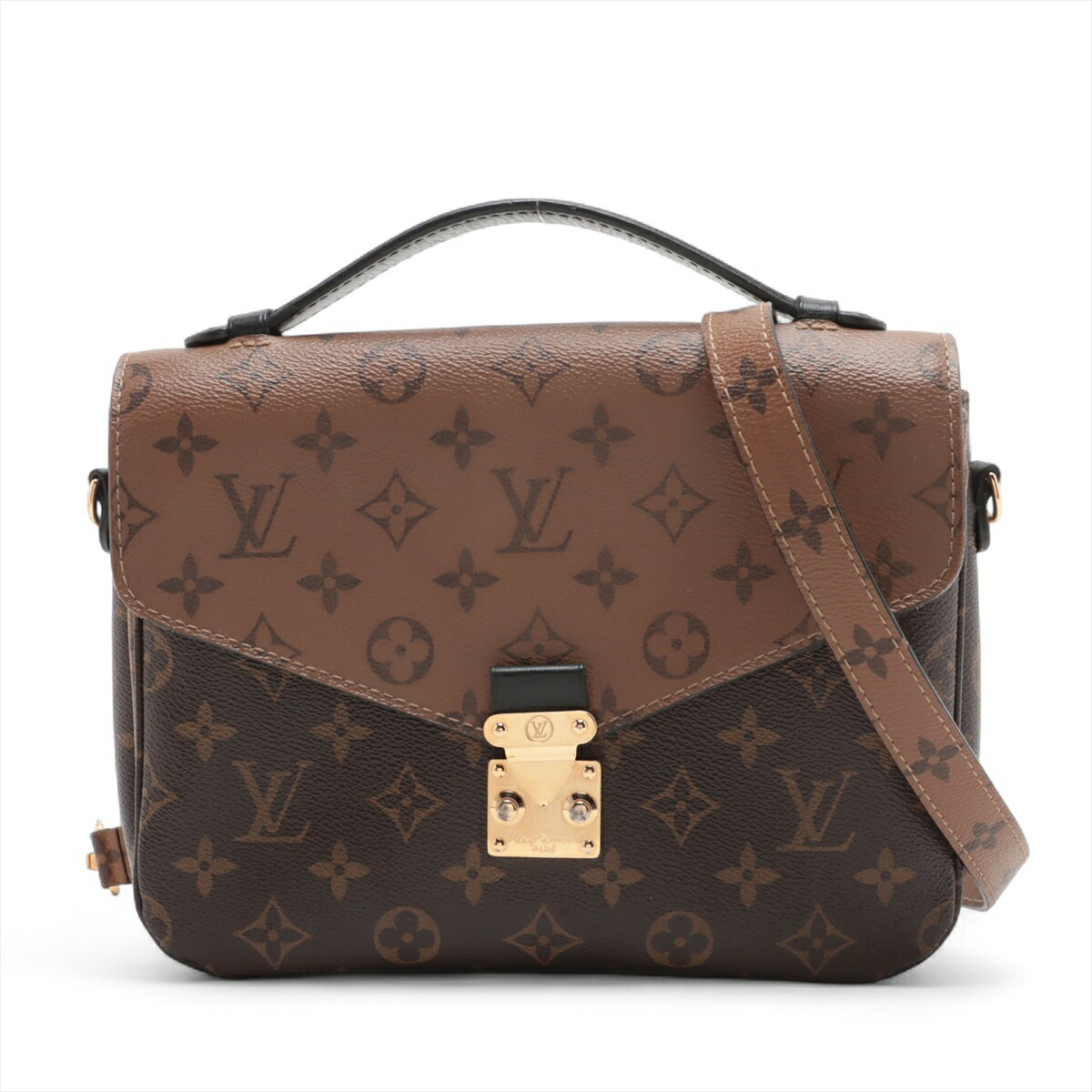 LOUIS VUITTON ポシェットメティスMM ブラウンモノグラム リバース LOUIS VUITTON ルイ・ヴィトン ショルダーバッグ ポシェット
