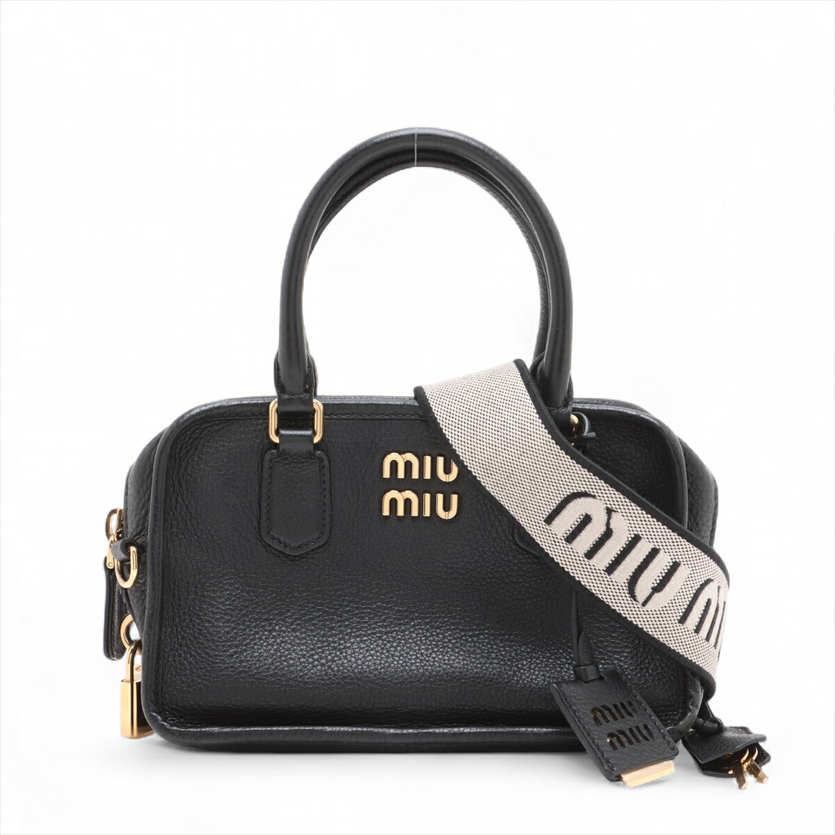 miumiu 風　ハンドバッグ miu miu ミュウミュウ風 ハンドバッグ - メルカリ
