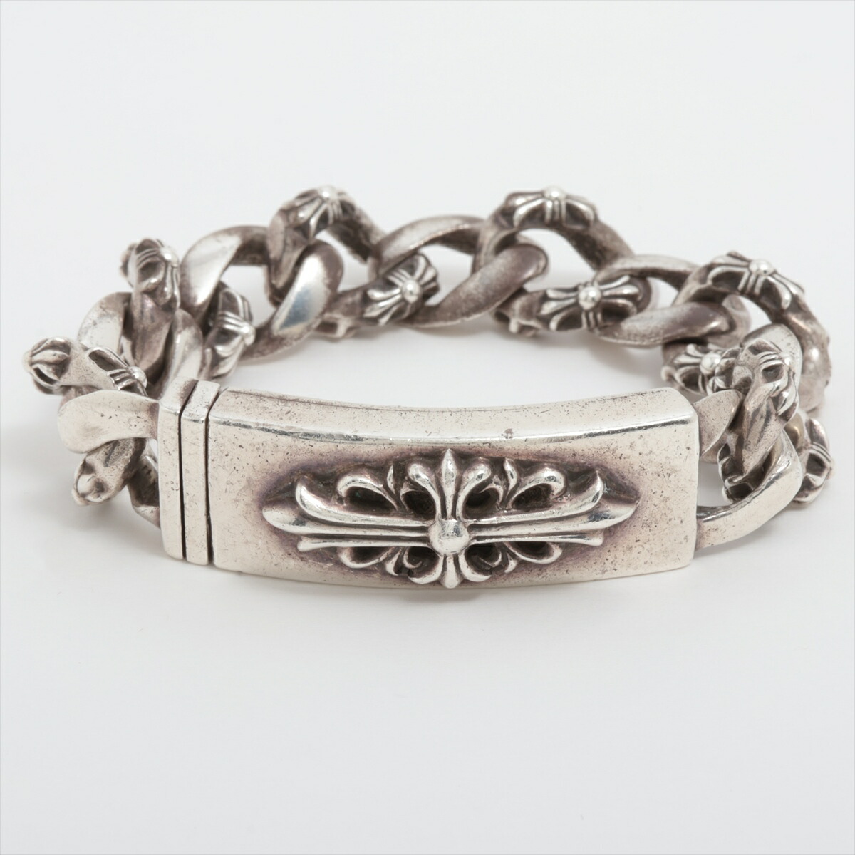 クロムハーツ フローラルクロスIDブレスレット インボイス付き【訳あり品】 楽天市場】クロムハーツ 【CHROMEHEARTS】【11リンク】ID