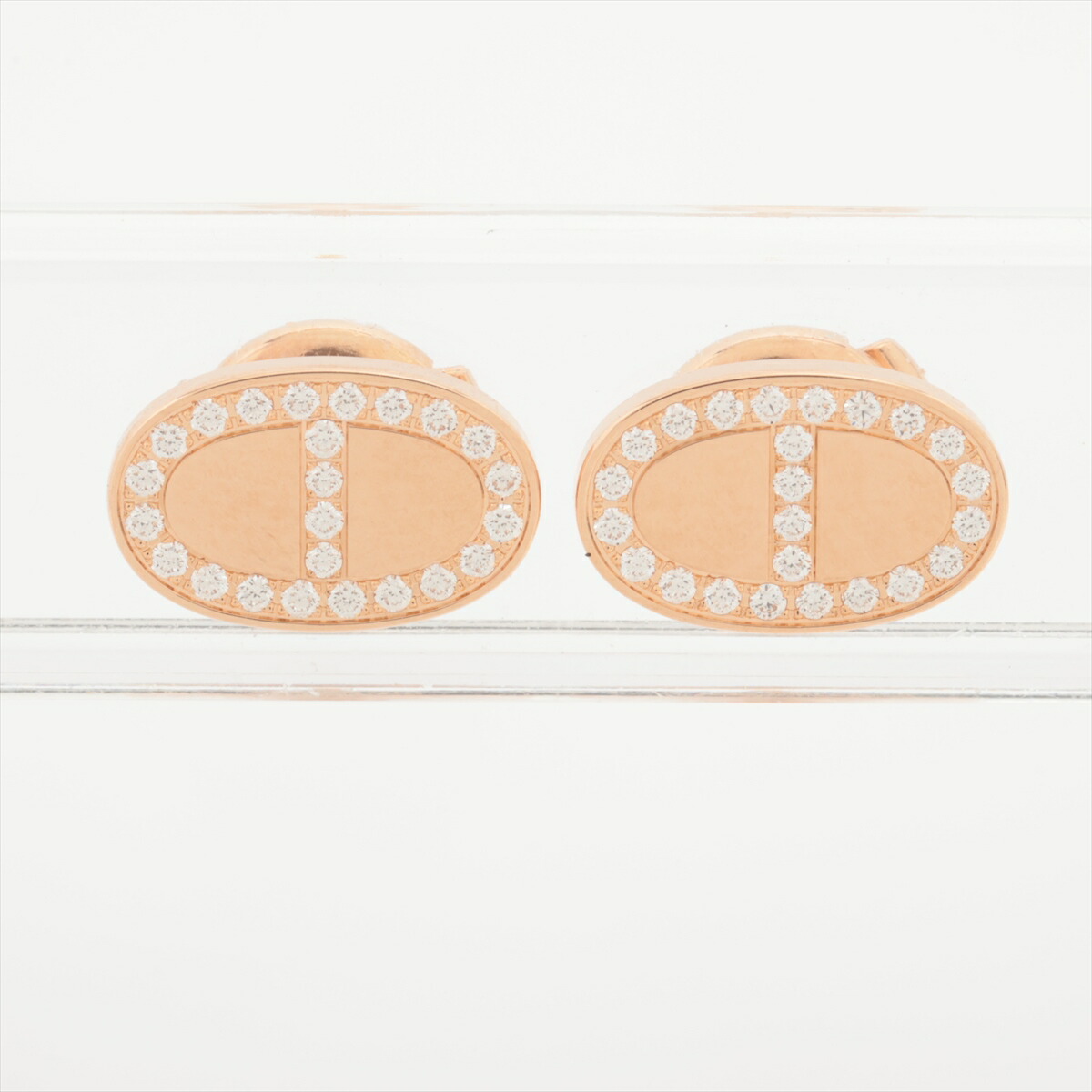 楽天市場】エルメス シェーヌダンクル コントゥール ピアス ピンク