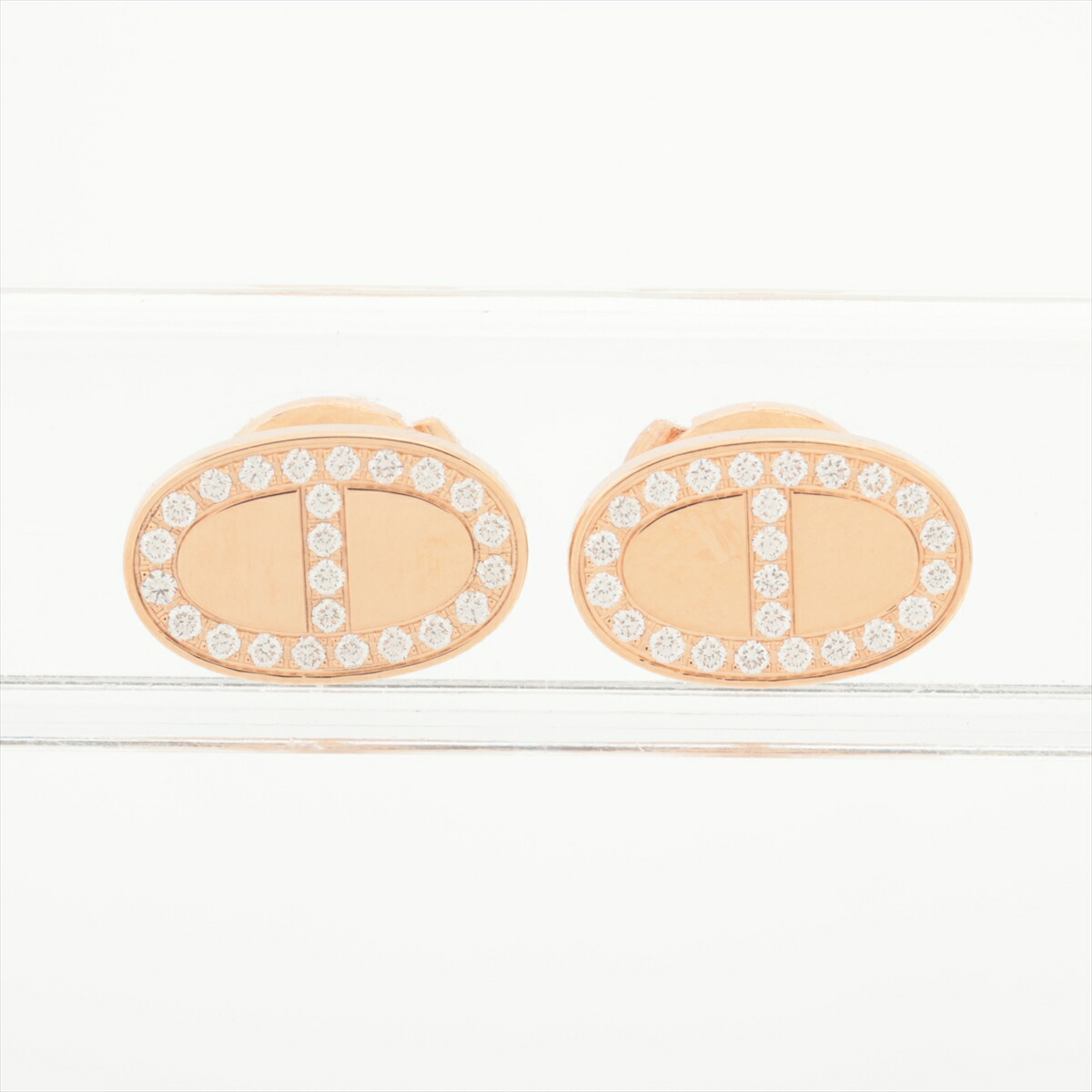 楽天市場】エルメス シェーヌダンクル コントゥール ピアス ピンク