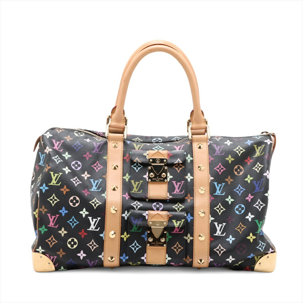 LOUIS VUITTON ウォータープルーフキーポルバンドリエール55 希少_LOUIS VUITTON ウォータープルーフ キーポル55バンドリエール