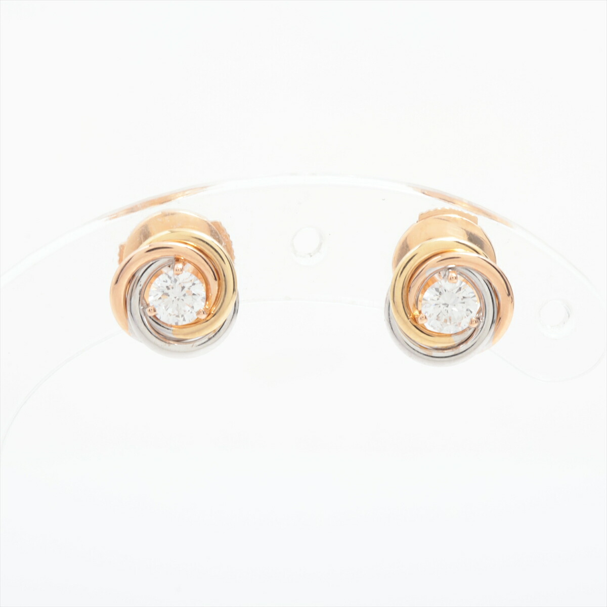 【美品✨】カルティエ　トリニティピアス　クラッシック　7/31までお値下します☆ カルティエ(CARTIER)カルティエ トリニティ ピアス