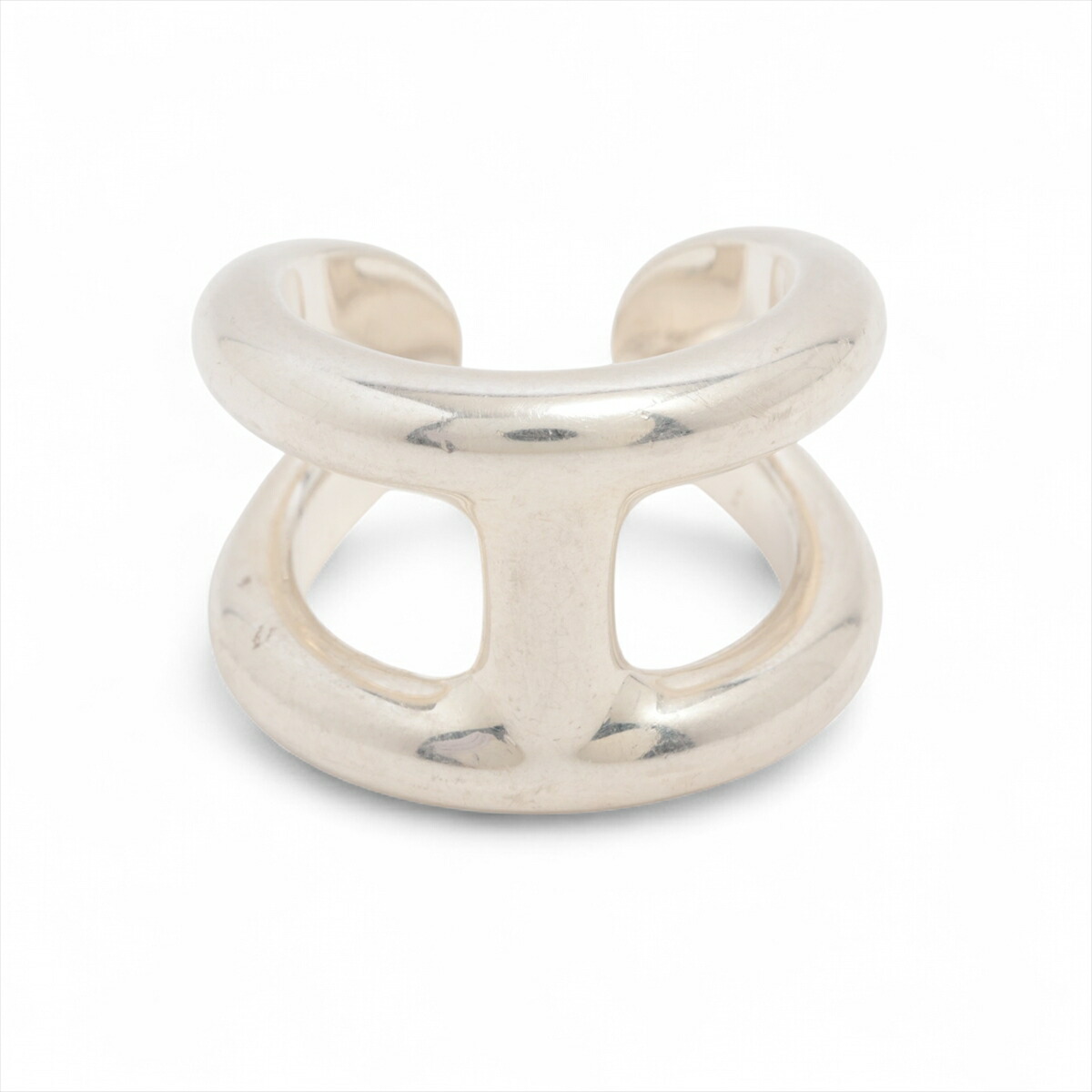 楽天市場】HERMES(エルメス) オスモズGM Ag925 ♯53 シルバー 指輪