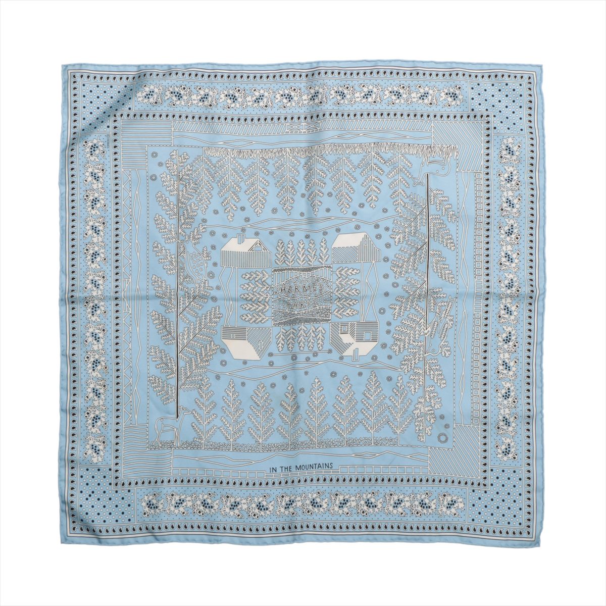 エルメス　カレ90 マウンテンゼブラ HERMES 激レア新古品 エルメス カレ90 Mountain zebra