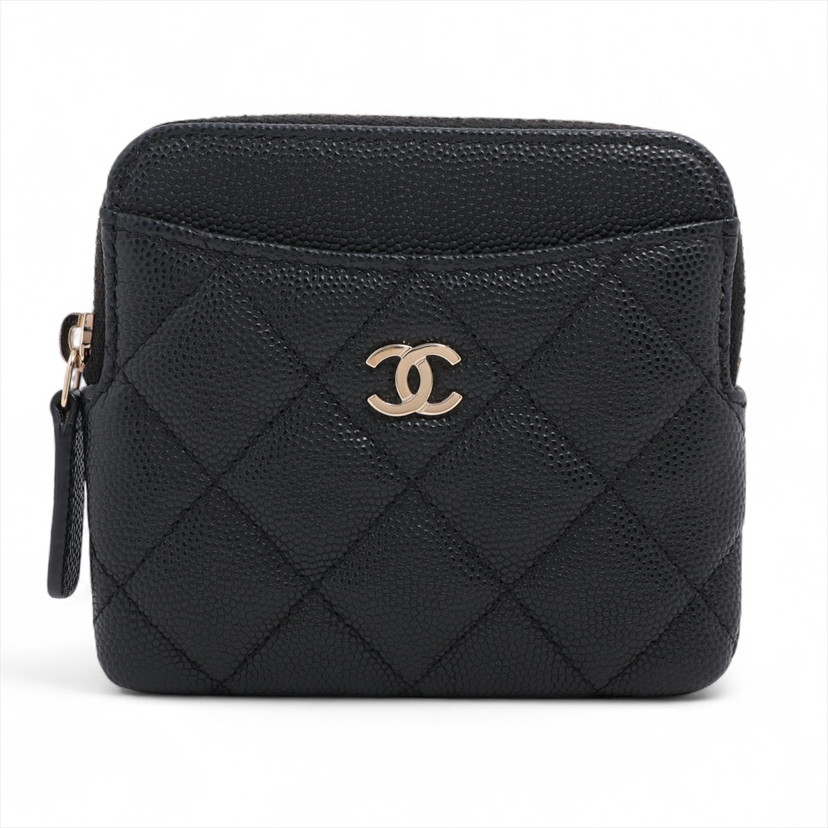 CHANEL マトラッセ　キャビアスキン　コインケース　フラグメントケース CHANEL シャネル フラグメントケース キャビアスキン 小銭入れ