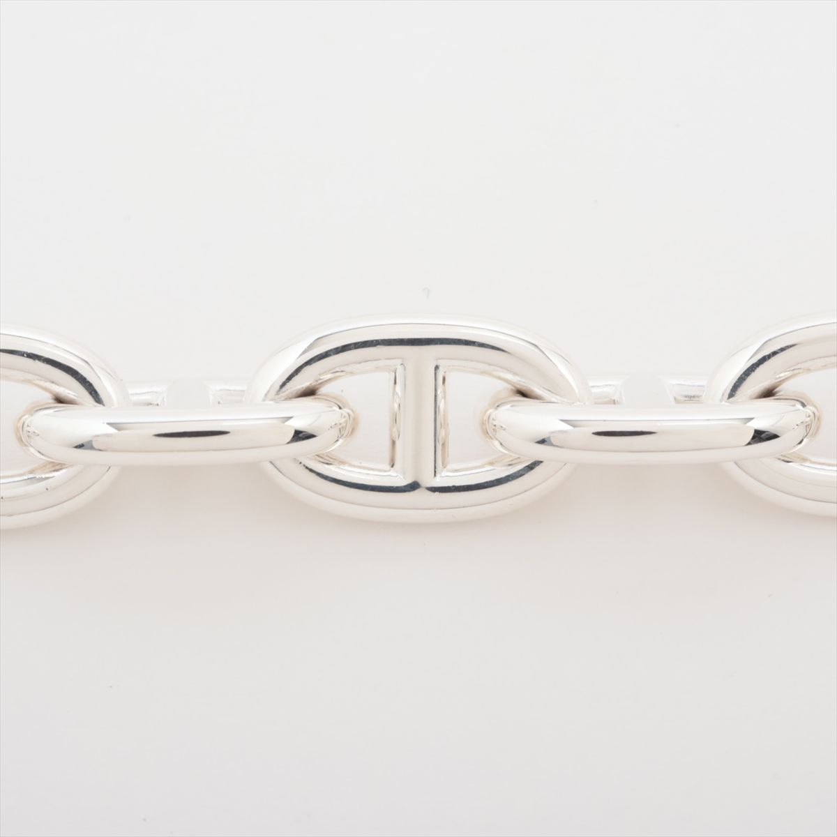 【中古】エルメス シェーヌダンクルMM ブレスレット 15コマ 925 57.8g シルバー 152,247円