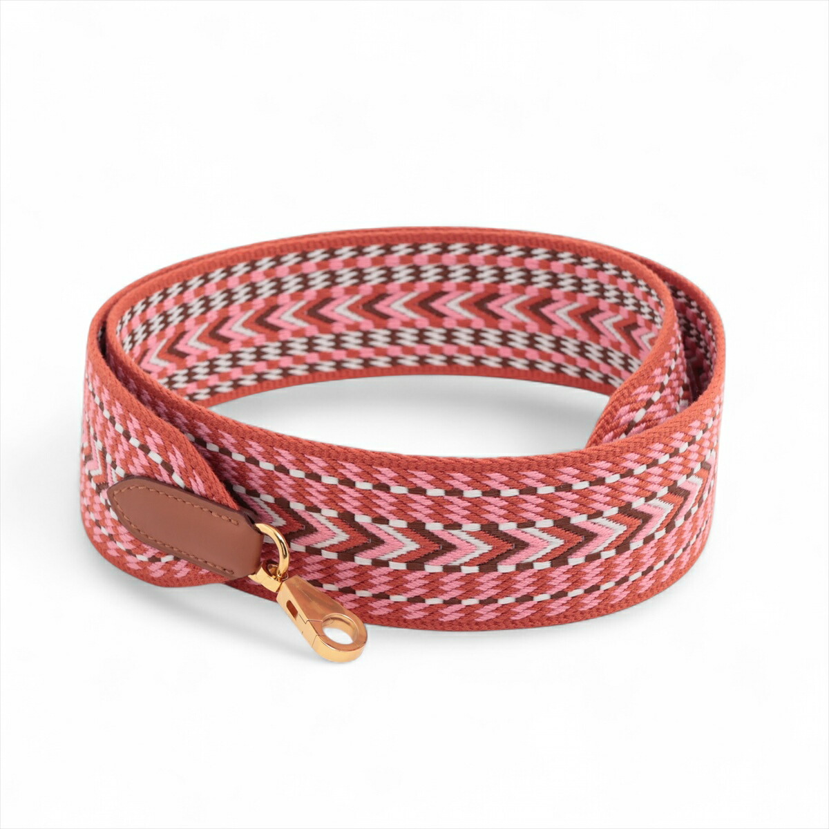 エルメス バンドリエール サングル アレグロ ピンク レッド ブラウン