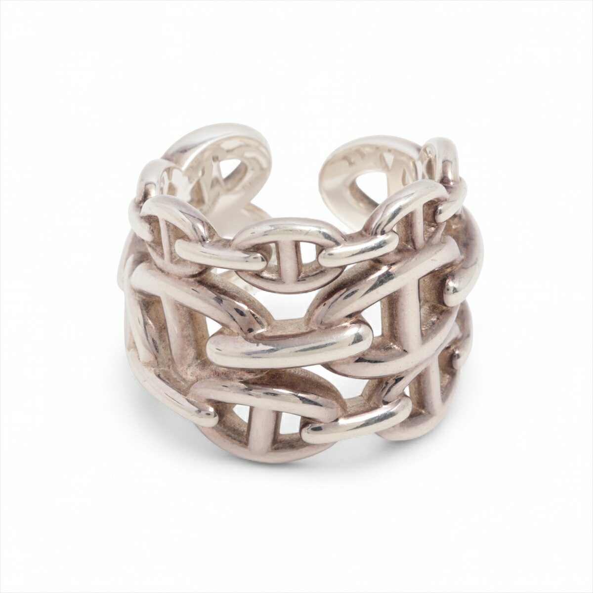 エルメス　アンシェネ PM シェーヌダンクル　シルバー　リング　52 楽天市場】【新品】エルメス シェーヌダンクル リング