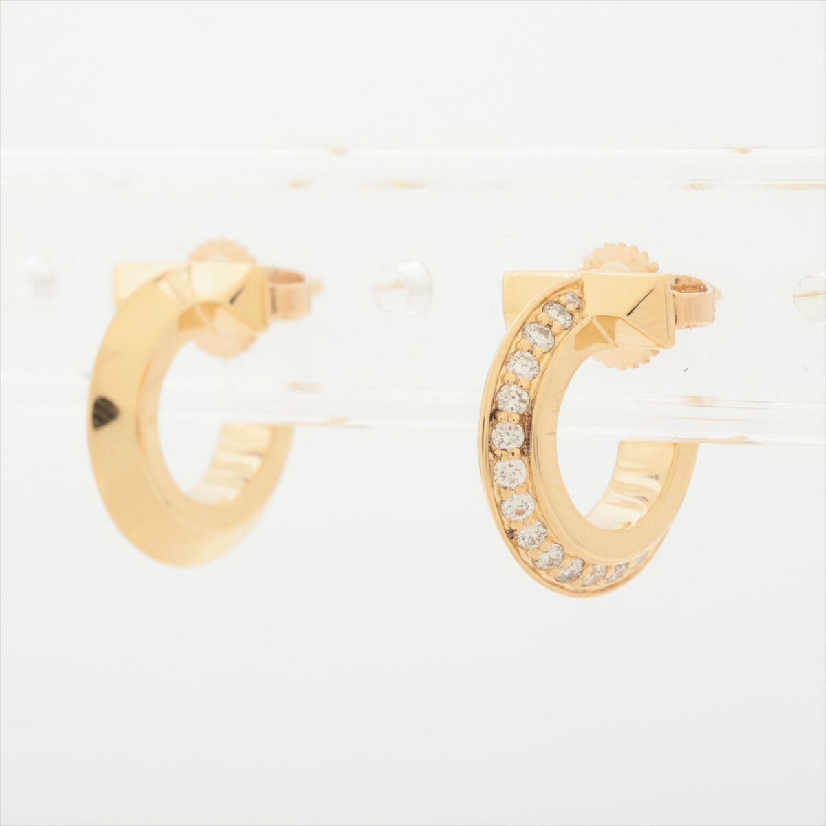 希少】ティファニー K18YG ボール フープ ピアス 6401 希少