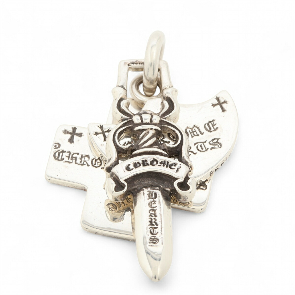 クロムハーツ 3トリンケッツ ペンダント SV925 オールド シルバー CHROME HEARTS クロムハーツ Chrome Hearts 3トリンケッツ
