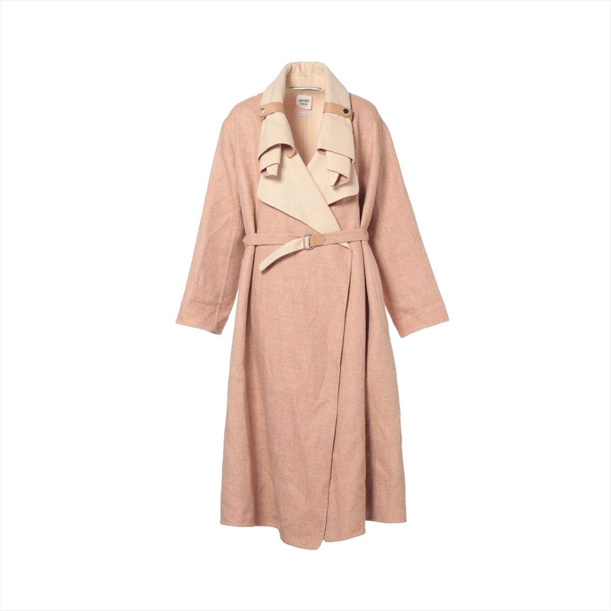 楽天市場】【エルメス】Hermes 20年 カシミヤ100% セリエボタン ロング