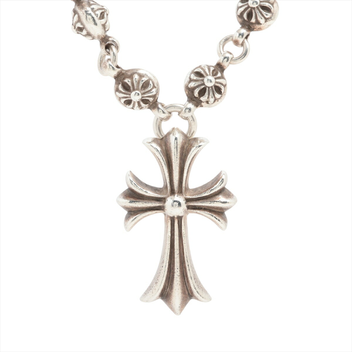 CHROME HEARTS クロムハーツ ラバークロス ネックレス ホワイト 限定】Chrome Hearts シリコン ラバー CH クロス ネックレス