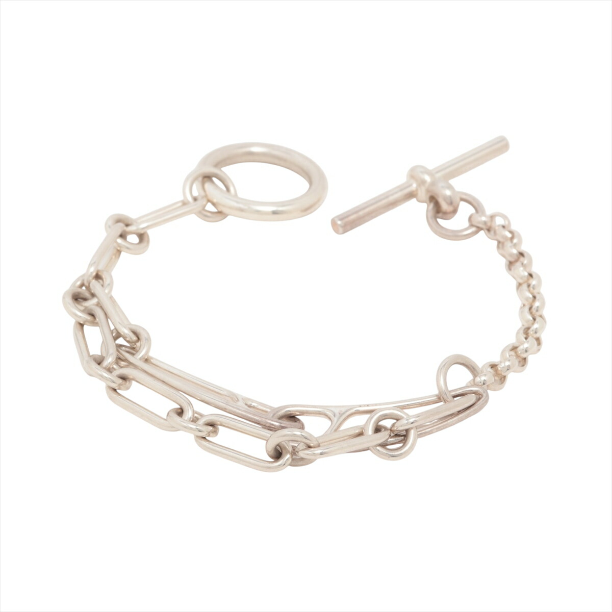 楽天市場】【中古】 HERMES エルメス ブレスレット シェーヌダンクル