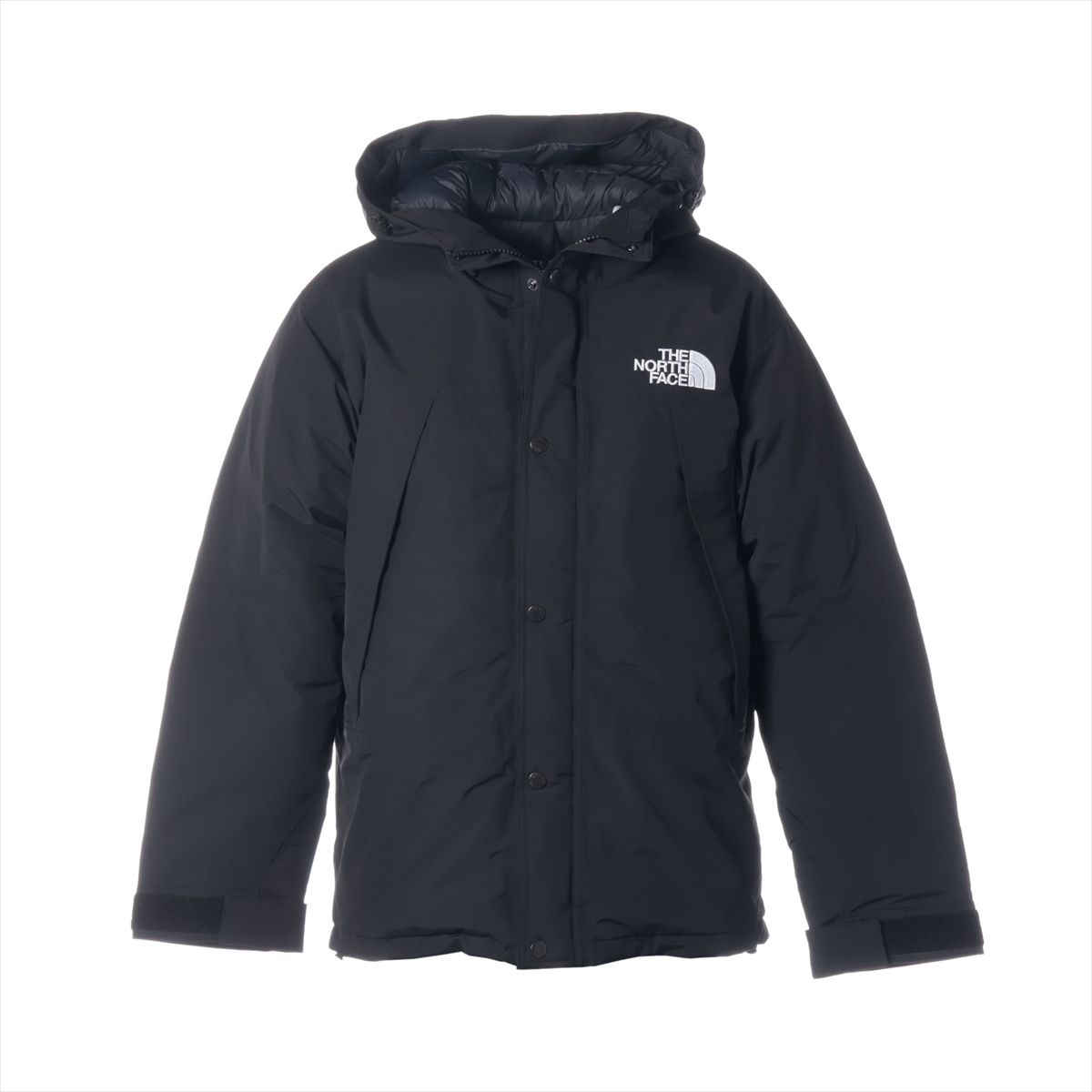 【中古】北の方人間の顔 ナイロン 落ち込む上衣 L メンズ 黒いこと  ND92454 MOUNTAIN DOWN JACKET GORE-TEX