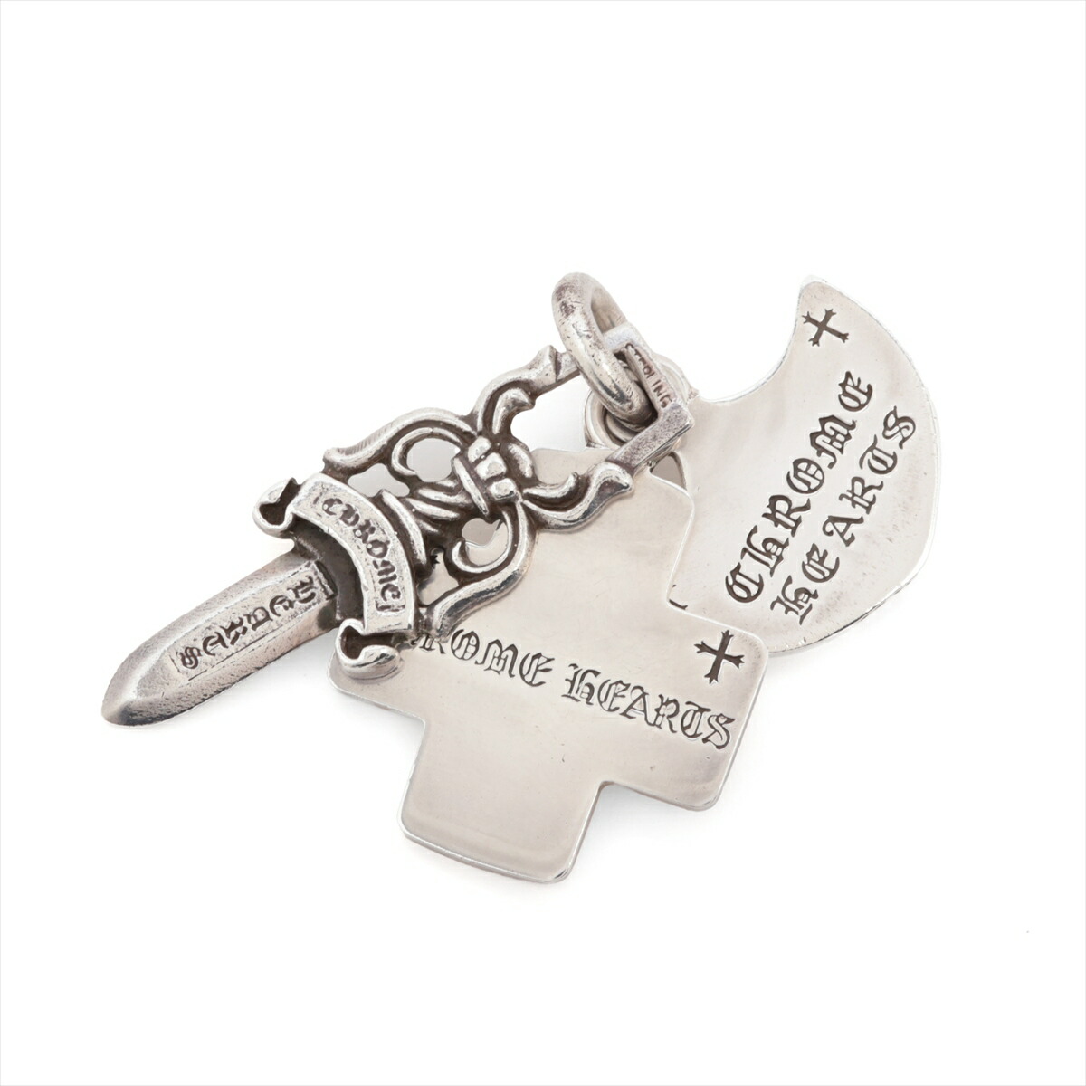 ⭐︎ChromeHearts⭐︎クロムハーツ　スリートリンケッツ60cmチェーン付き 楽天市場】クロムハーツ Chrome Hearts スリートリンケッツ ペンダント