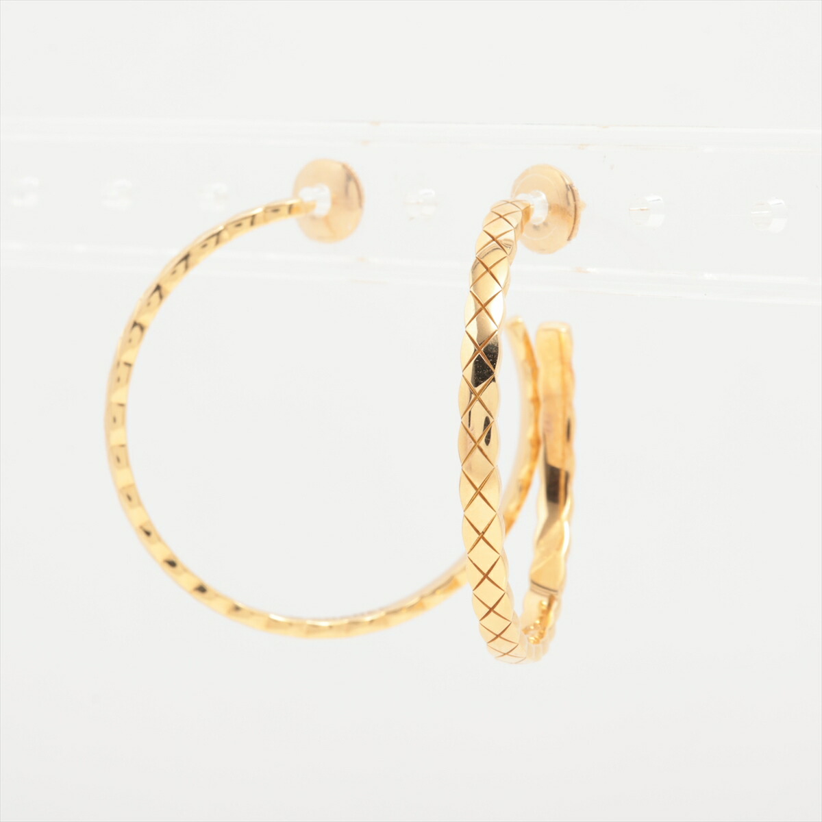 CHANEL ピアス　マトラッセ 楽天市場】シャネル CHANEL ピアス マトラッセ ココクラッシュ K18YG