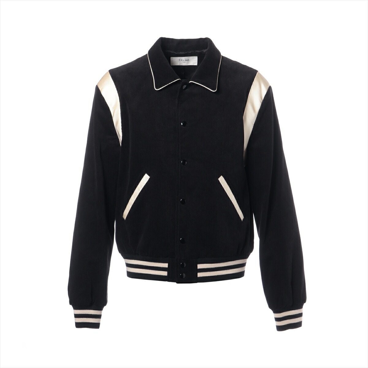 CELINE 19AW クリスタルスタッズ ツイードテディジャケット CELINE 19AW クリスタルスタッズ ツイードテディジャケット