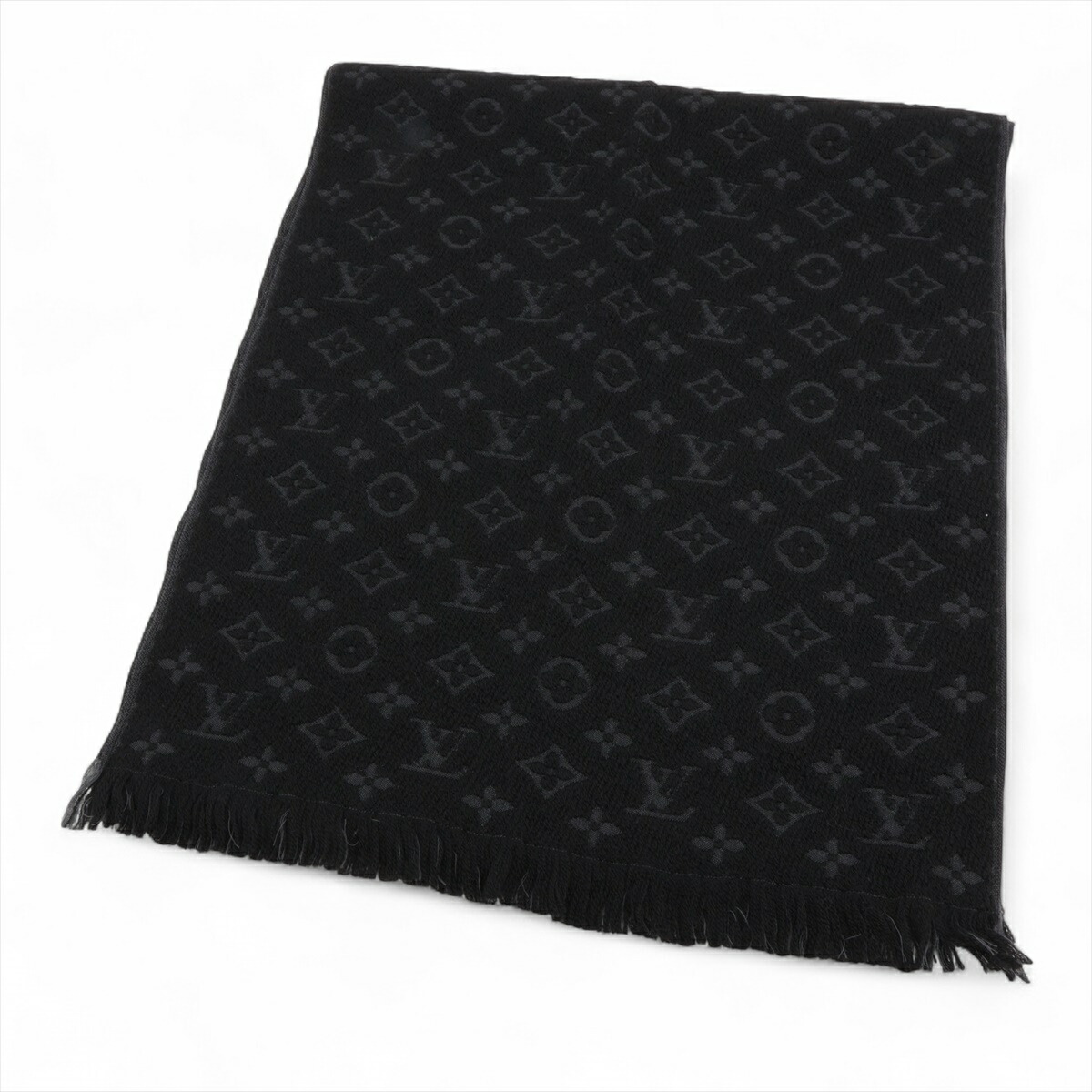 ルイヴィトン　カシミヤマフラー LOUIS VUITTON ルイヴィトン マフラー カシミヤ グレー