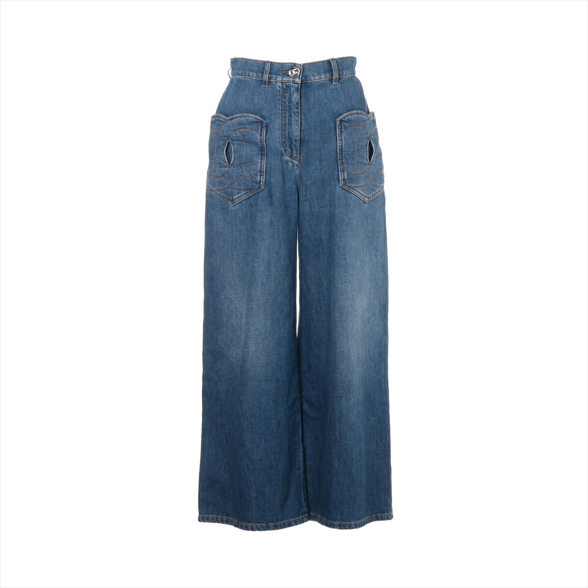 楽天市場】【中古】シャネル ココマーク 24年 コットン デニムパンツ